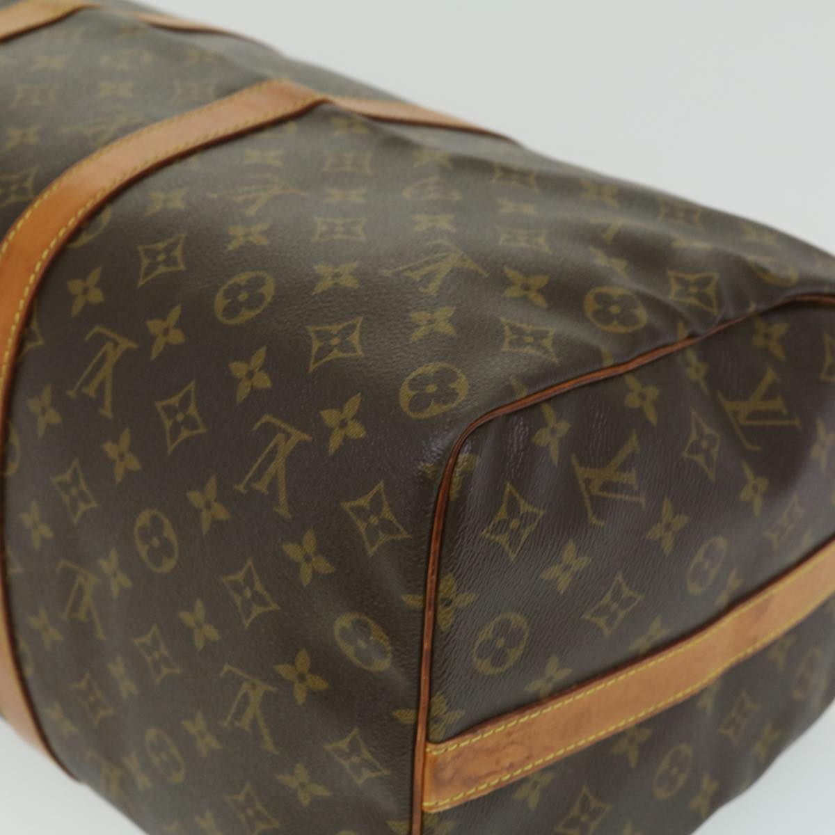 LOUIS VUITTON Monogram Keepall Bandouliere 50 Boston Bag M41416 LV Auth jk2568