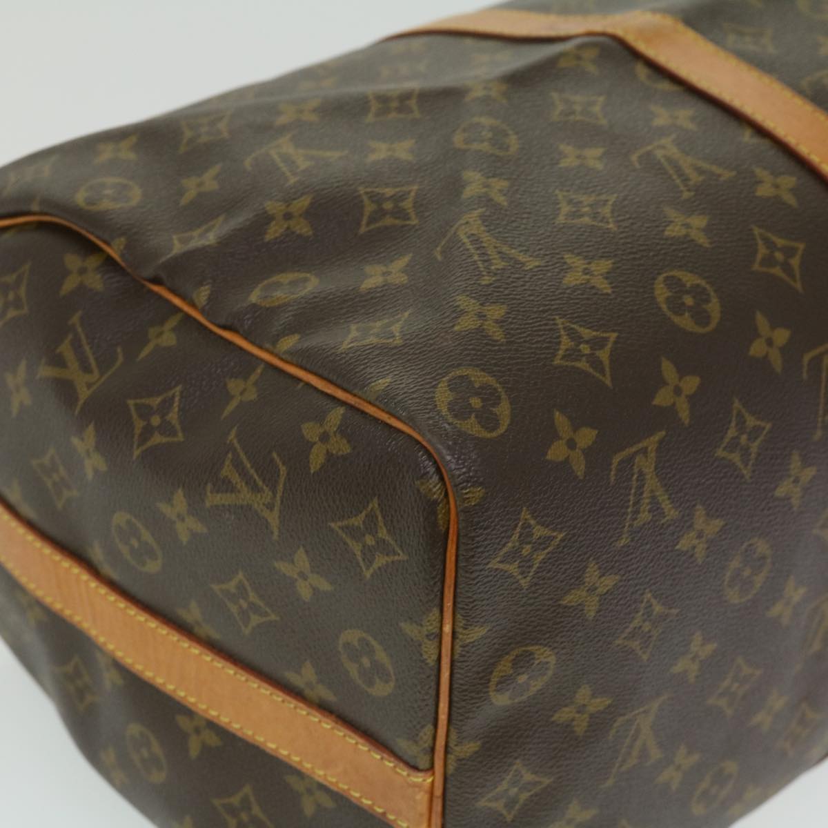 LOUIS VUITTON Monogram Keepall Bandouliere 50 Boston Bag M41416 LV Auth jk2568