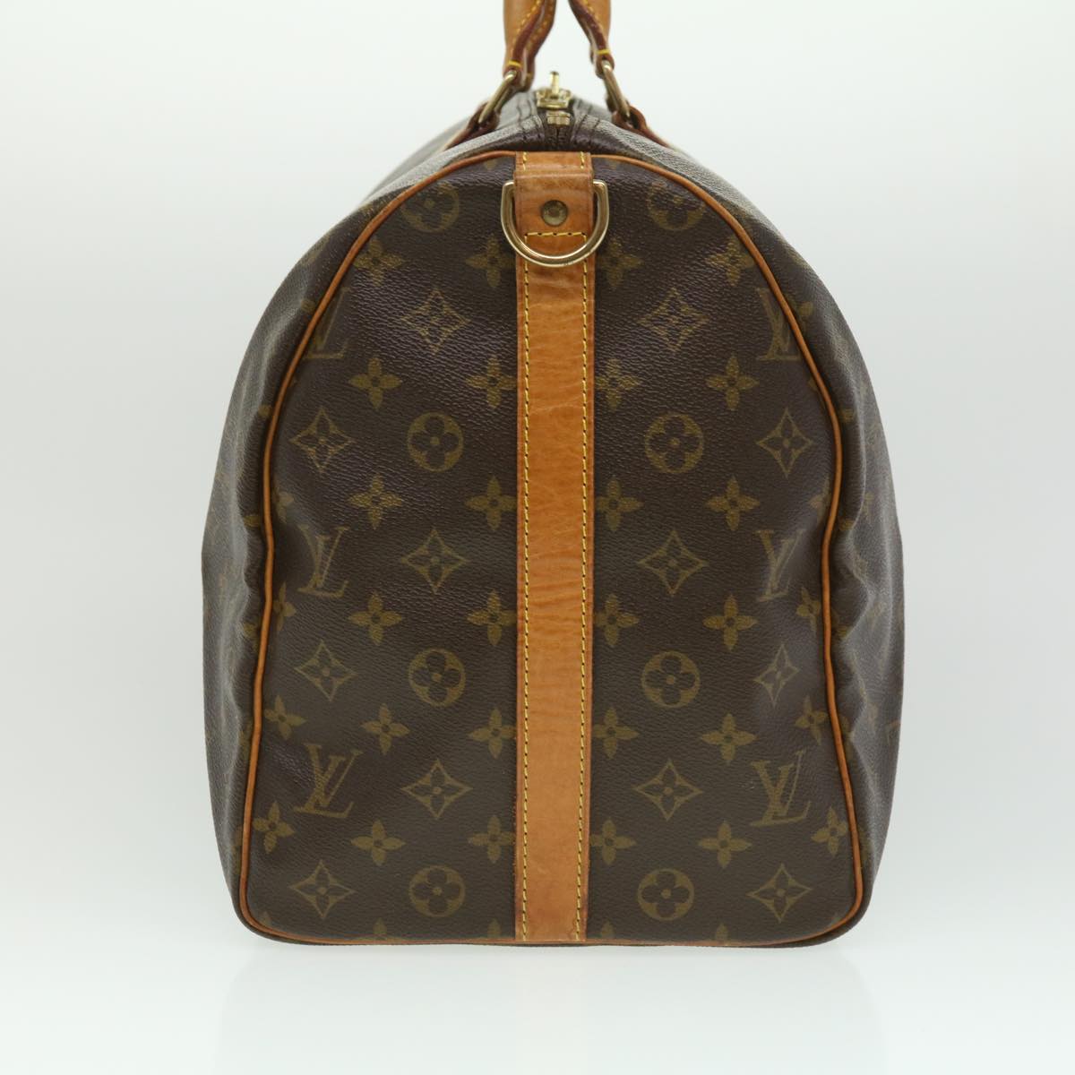 LOUIS VUITTON Monogram Keepall Bandouliere 50 Boston Bag M41416 LV Auth jk2568