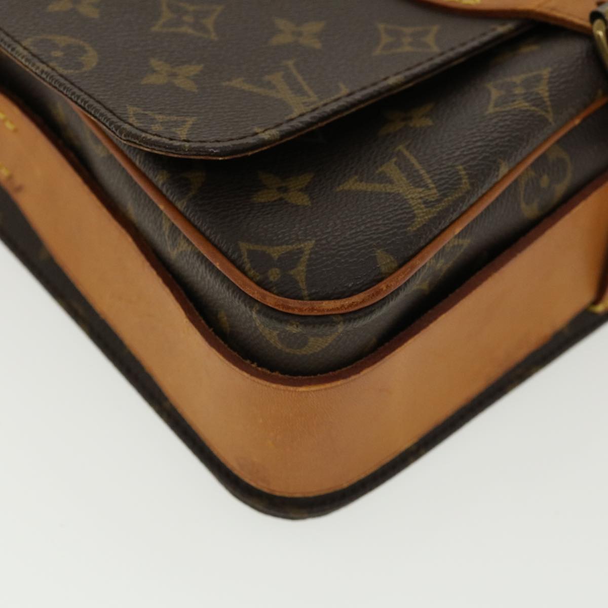 LOUIS VUITTON Monogram Cartouchiere GM Shoulder Bag L027 LV Auth jk2600