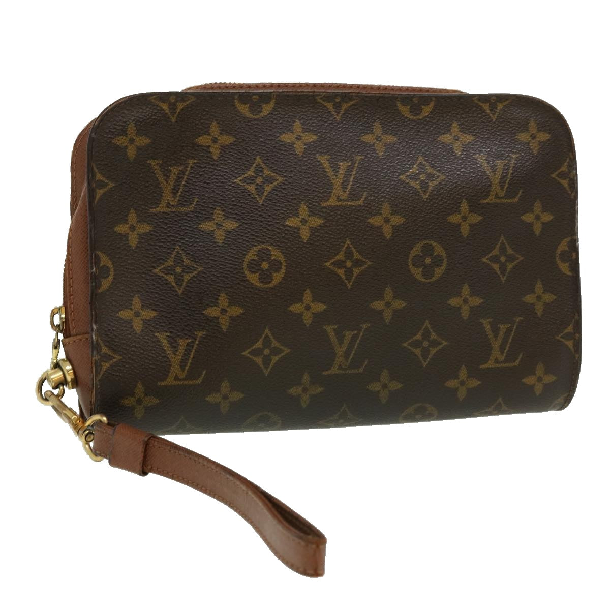 LOUIS VUITTON Monogram Orsay Clutch Bag M51790 LV Auth jk2610