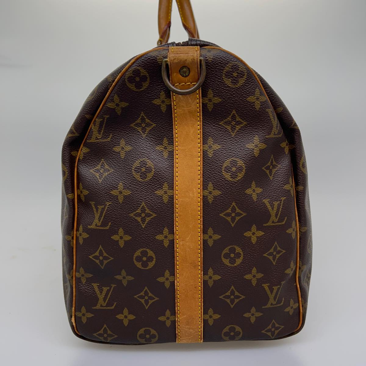 LOUIS VUITTON Monogram Keepall Bandouliere 50 Boston Bag M41416 LV Auth jk2619