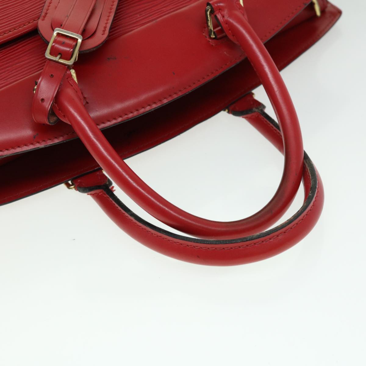 LOUIS VUITTON Epi Riviera Hand Bag Red M48187 LV Auth jk2623