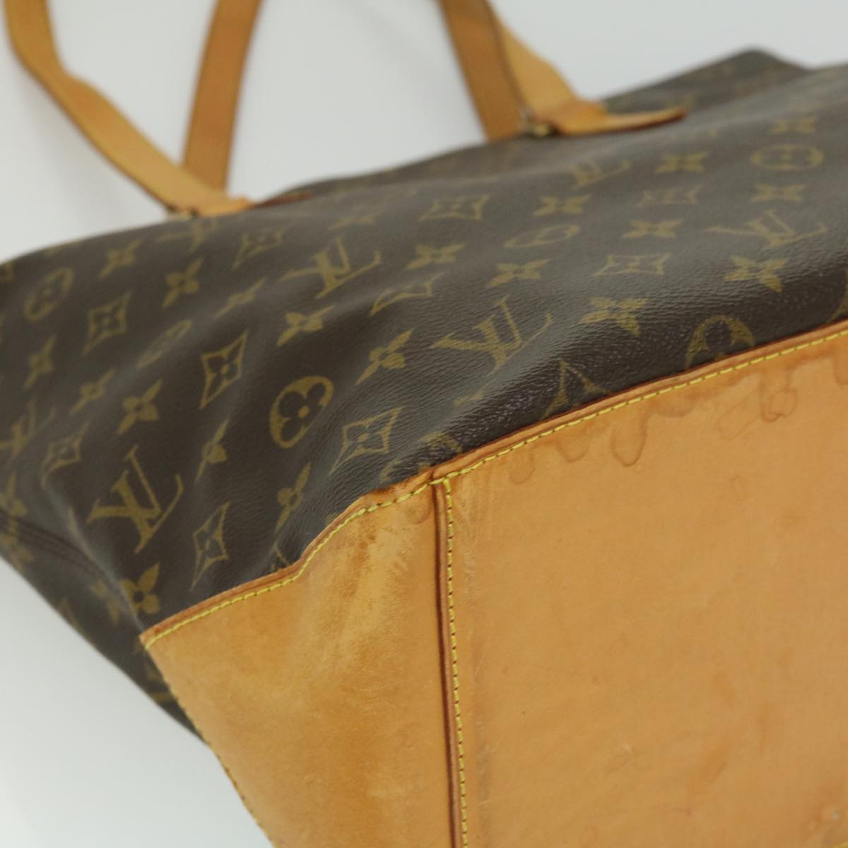 LOUIS VUITTON Monogram Cabas Mezzo Tote Bag M51151 LV Auth jk2624