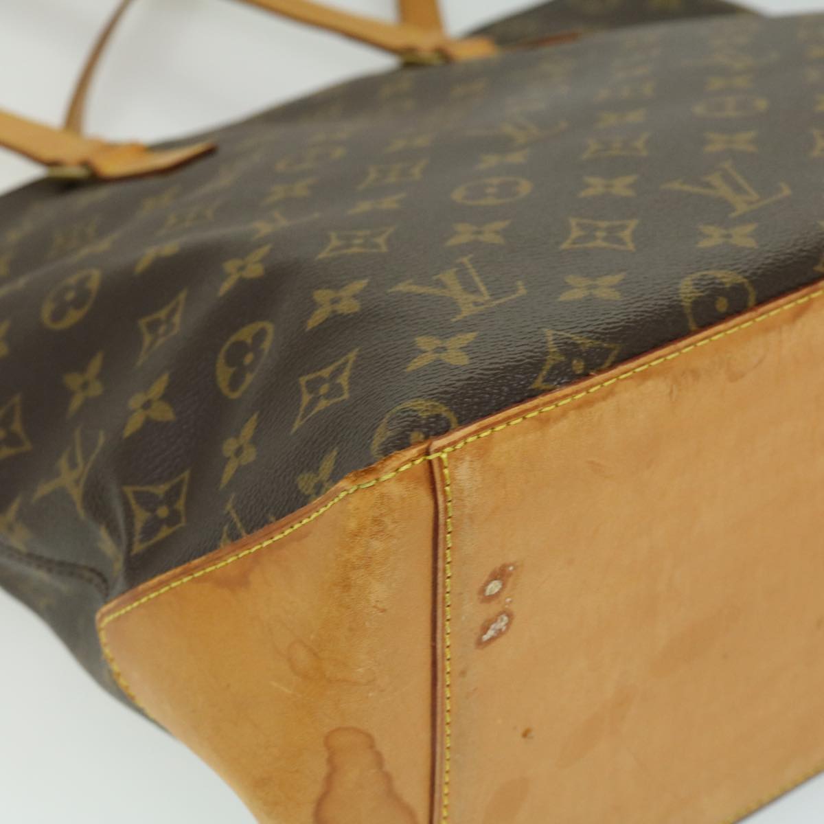 LOUIS VUITTON Monogram Cabas Mezzo Tote Bag M51151 LV Auth jk2624