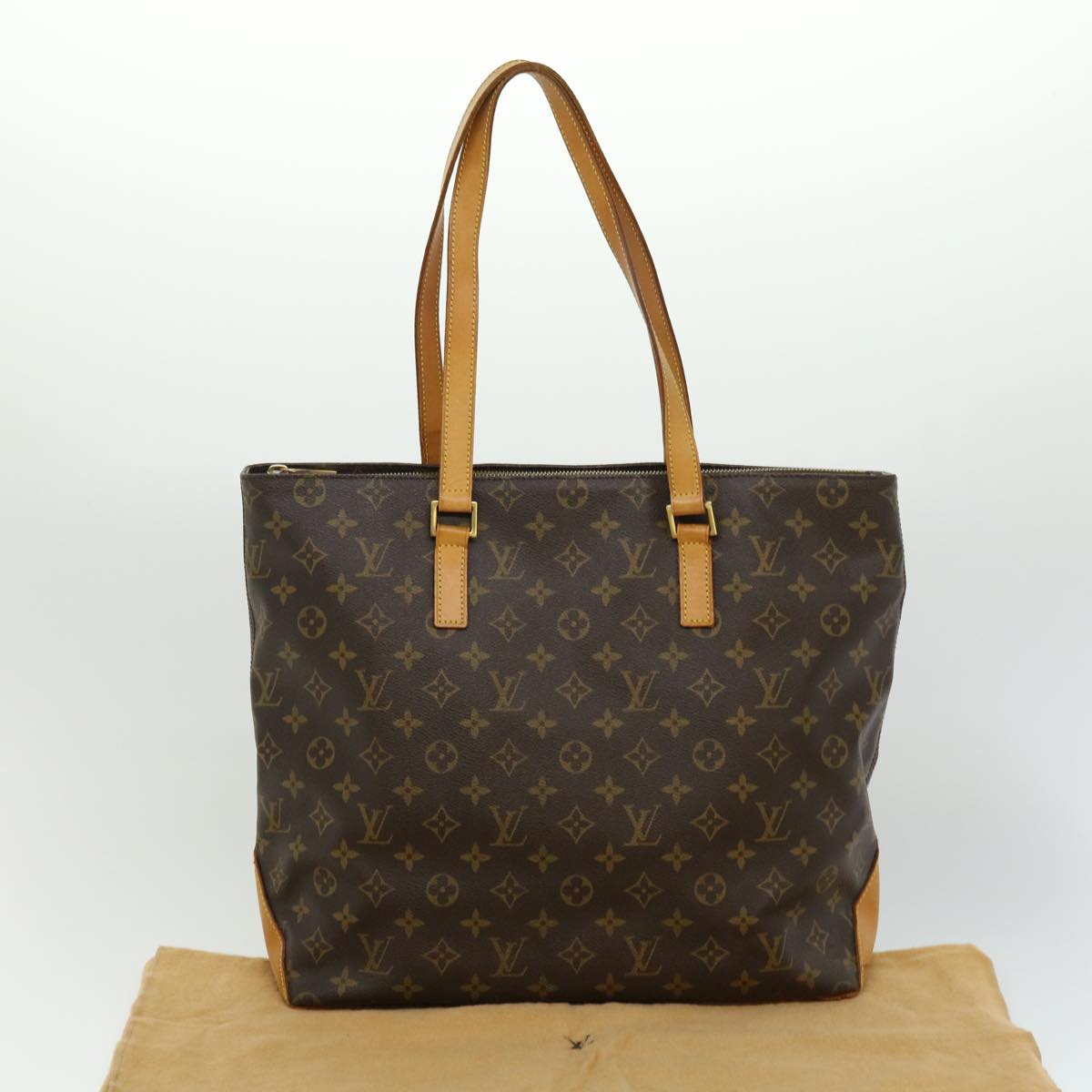 LOUIS VUITTON Monogram Cabas Mezzo Tote Bag M51151 LV Auth jk2624