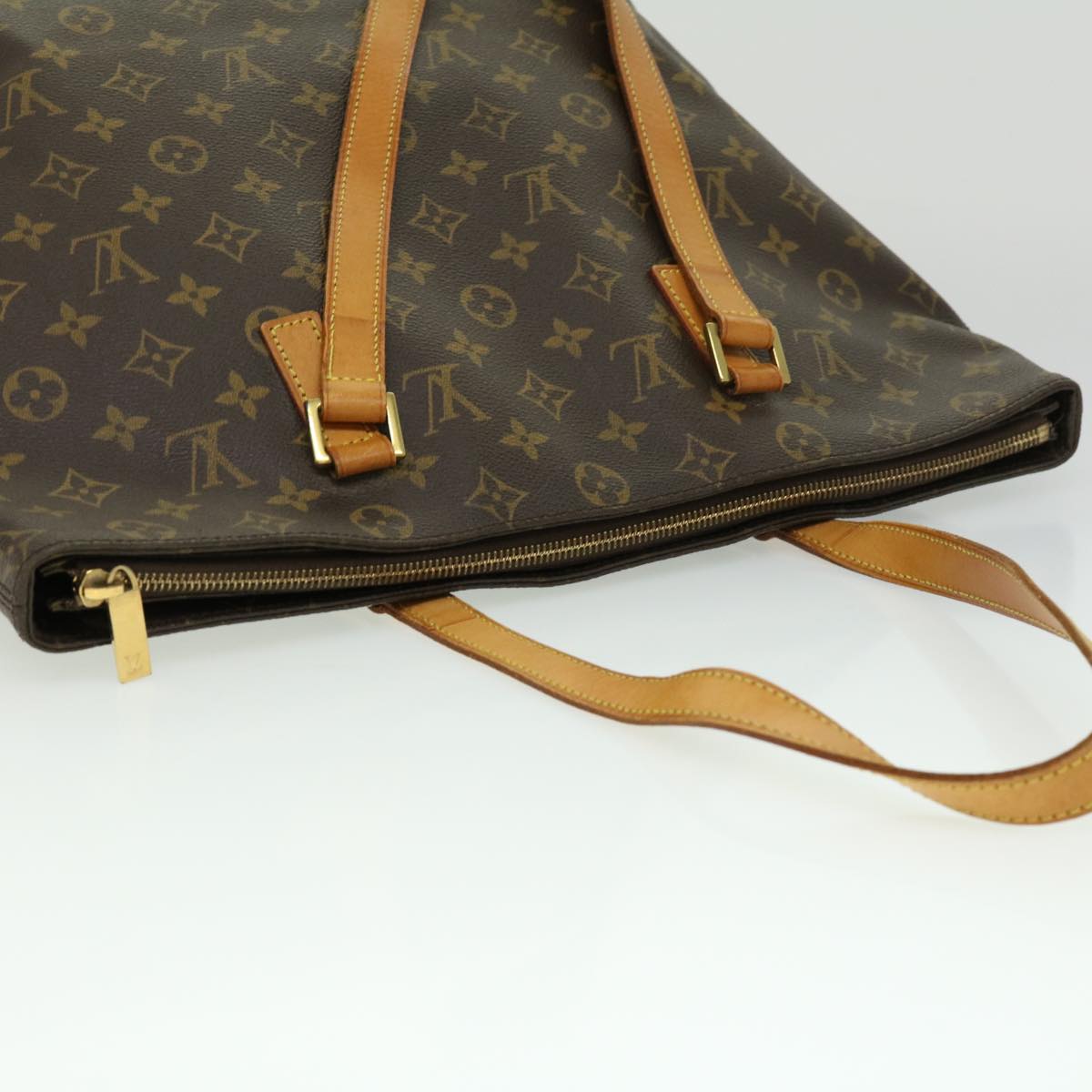 LOUIS VUITTON Monogram Cabas Mezzo Tote Bag M51151 LV Auth jk2624