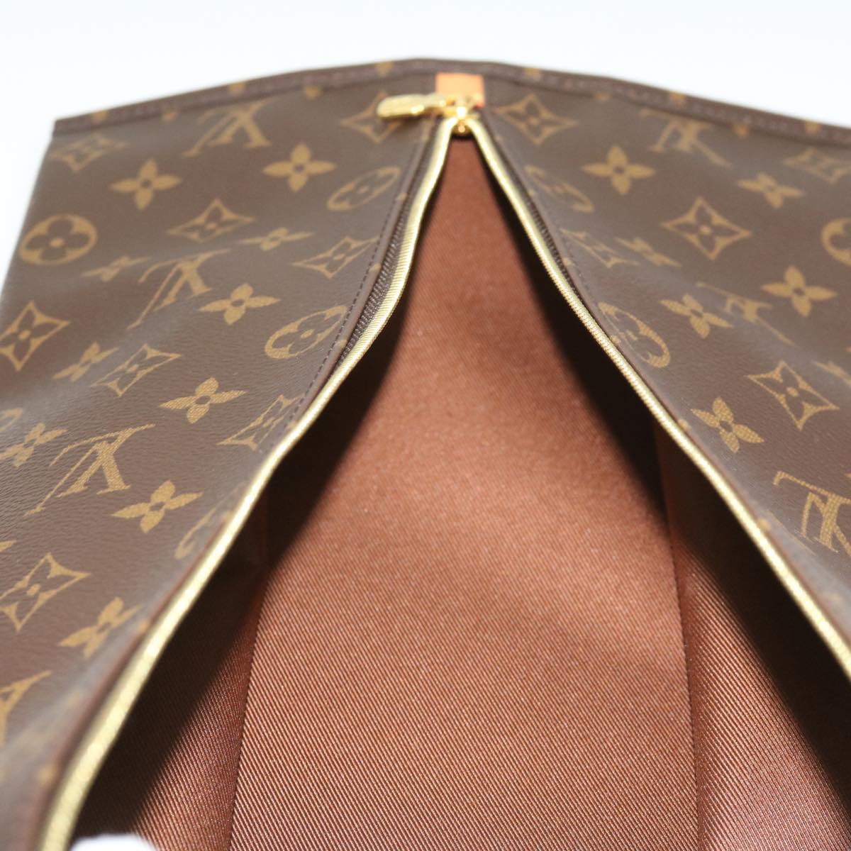 LOUIS VUITTON Monogram Ussuarie Shoes case M43892 LV Auth jk2632A