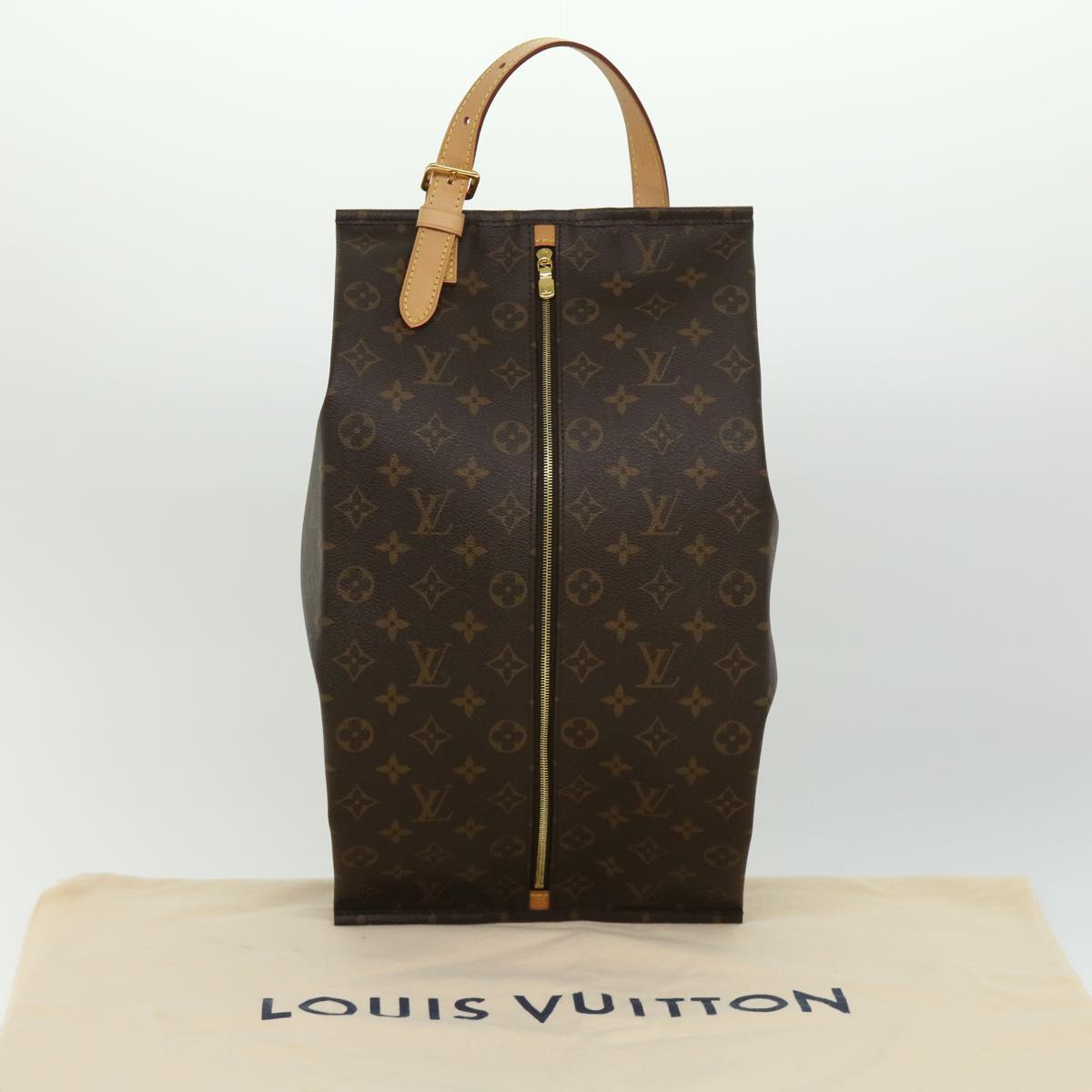 LOUIS VUITTON Monogram Ussuarie Shoes case M43892 LV Auth jk2632A