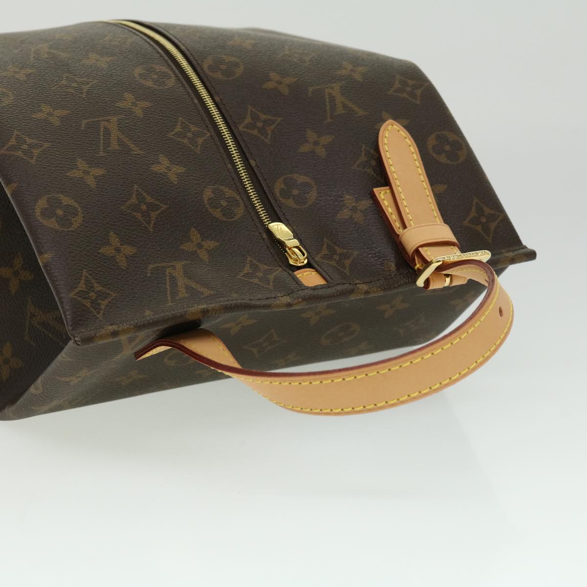 LOUIS VUITTON Monogram Ussuarie Shoes case M43892 LV Auth jk2632A