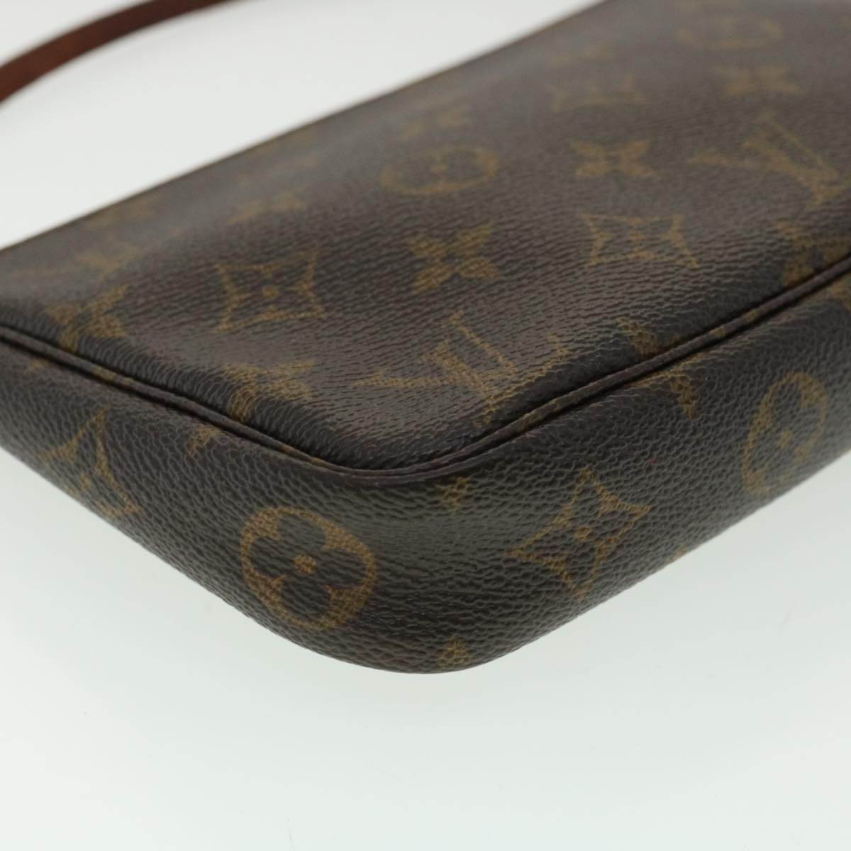 LOUIS VUITTON Monogram Pochette Accessoires Pouch M51980 LV Auth jk2633