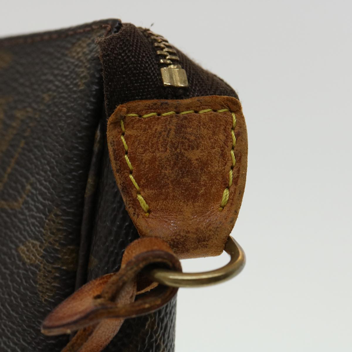 LOUIS VUITTON Monogram Pochette Accessoires Pouch M51980 LV Auth jk2633