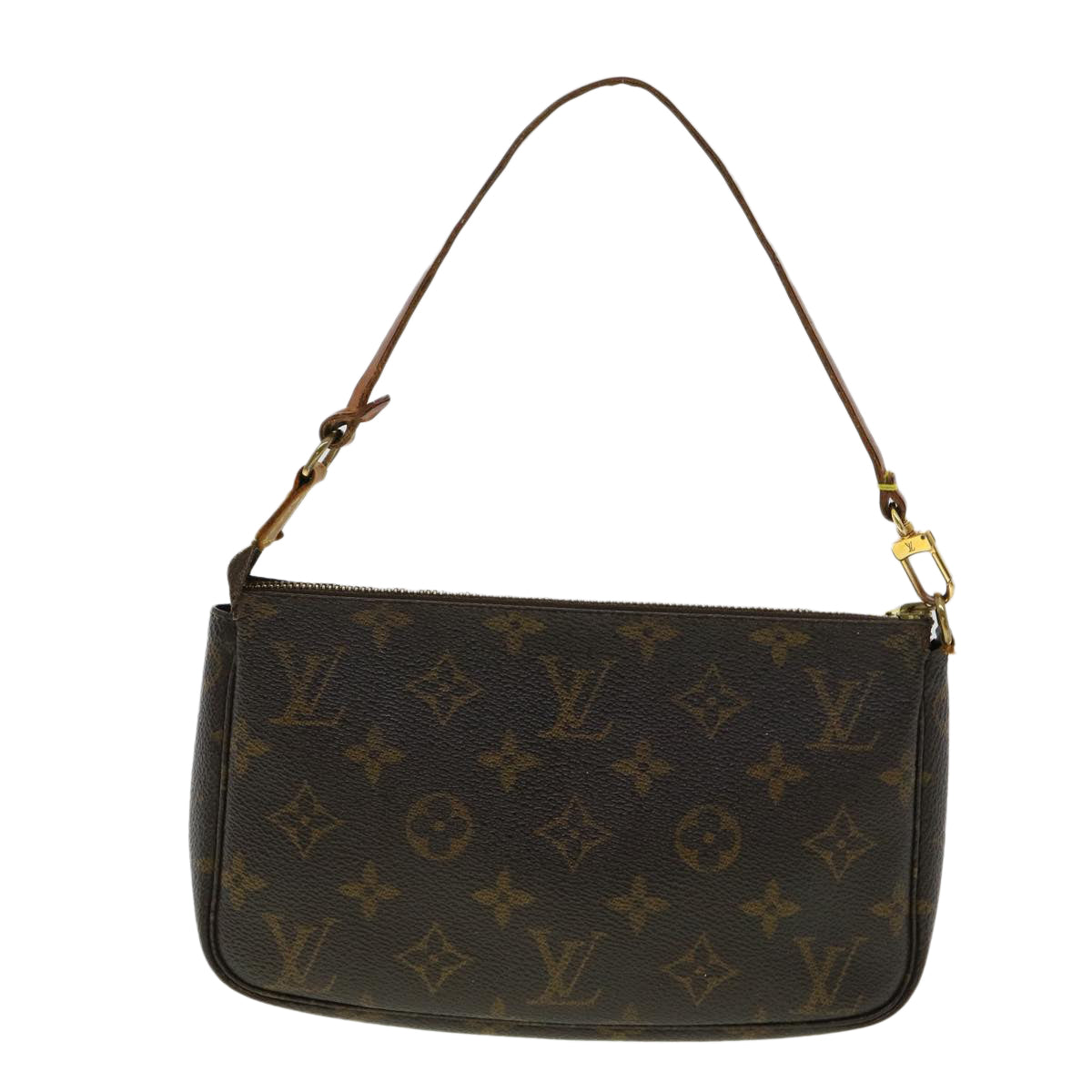 LOUIS VUITTON Monogram Pochette Accessoires Pouch M51980 LV Auth jk2633