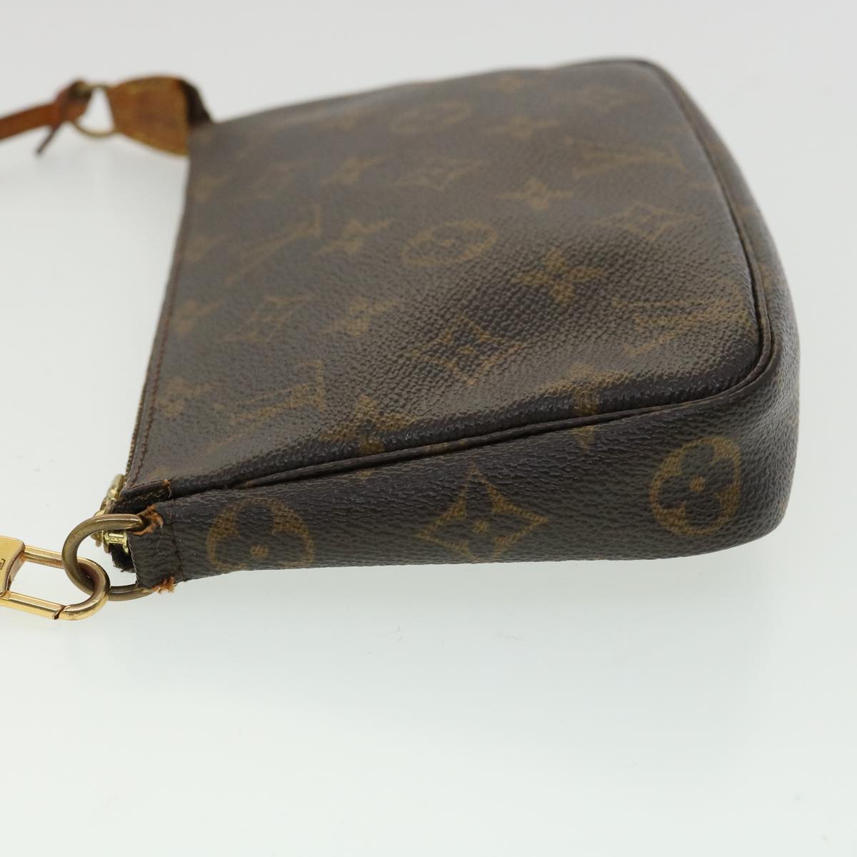 LOUIS VUITTON Monogram Pochette Accessoires Pouch M51980 LV Auth jk2633