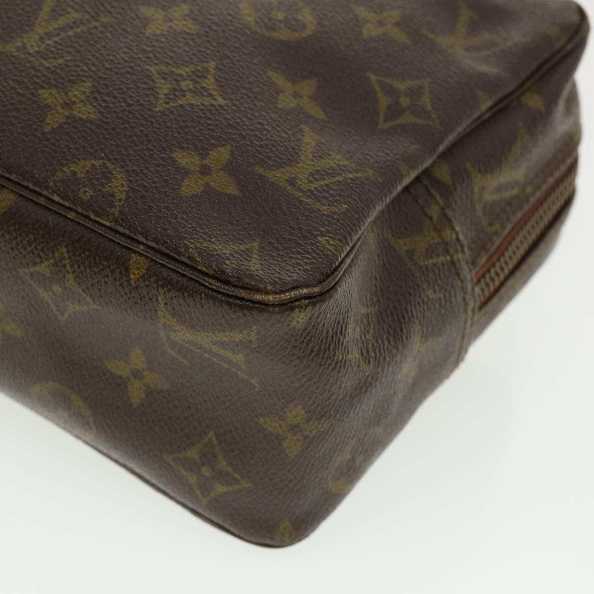 LOUIS VUITTON Monogram Trousse Toilette 28 Clutch Bag M47522 LV Auth jk2652