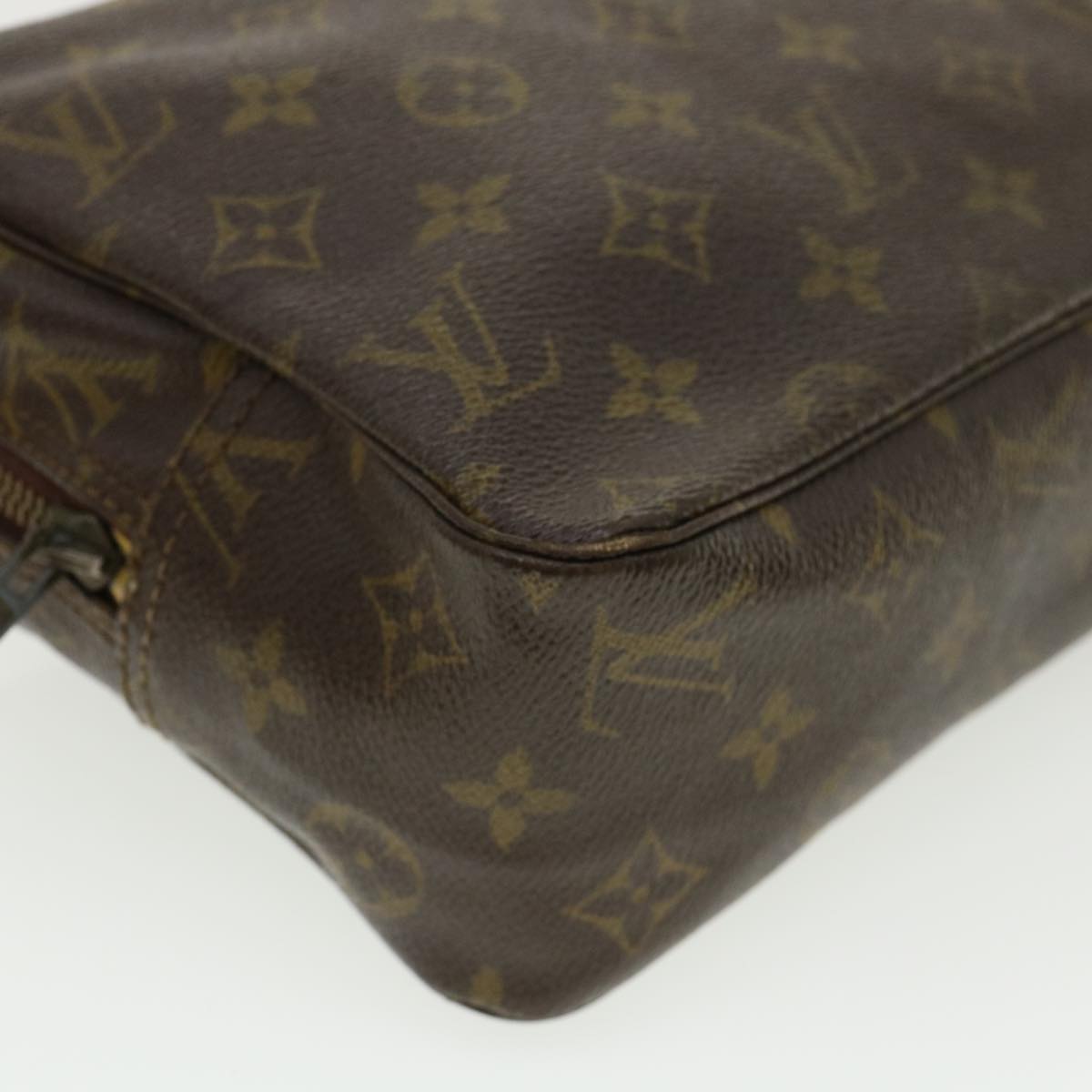 LOUIS VUITTON Monogram Trousse Toilette 28 Clutch Bag M47522 LV Auth jk2652