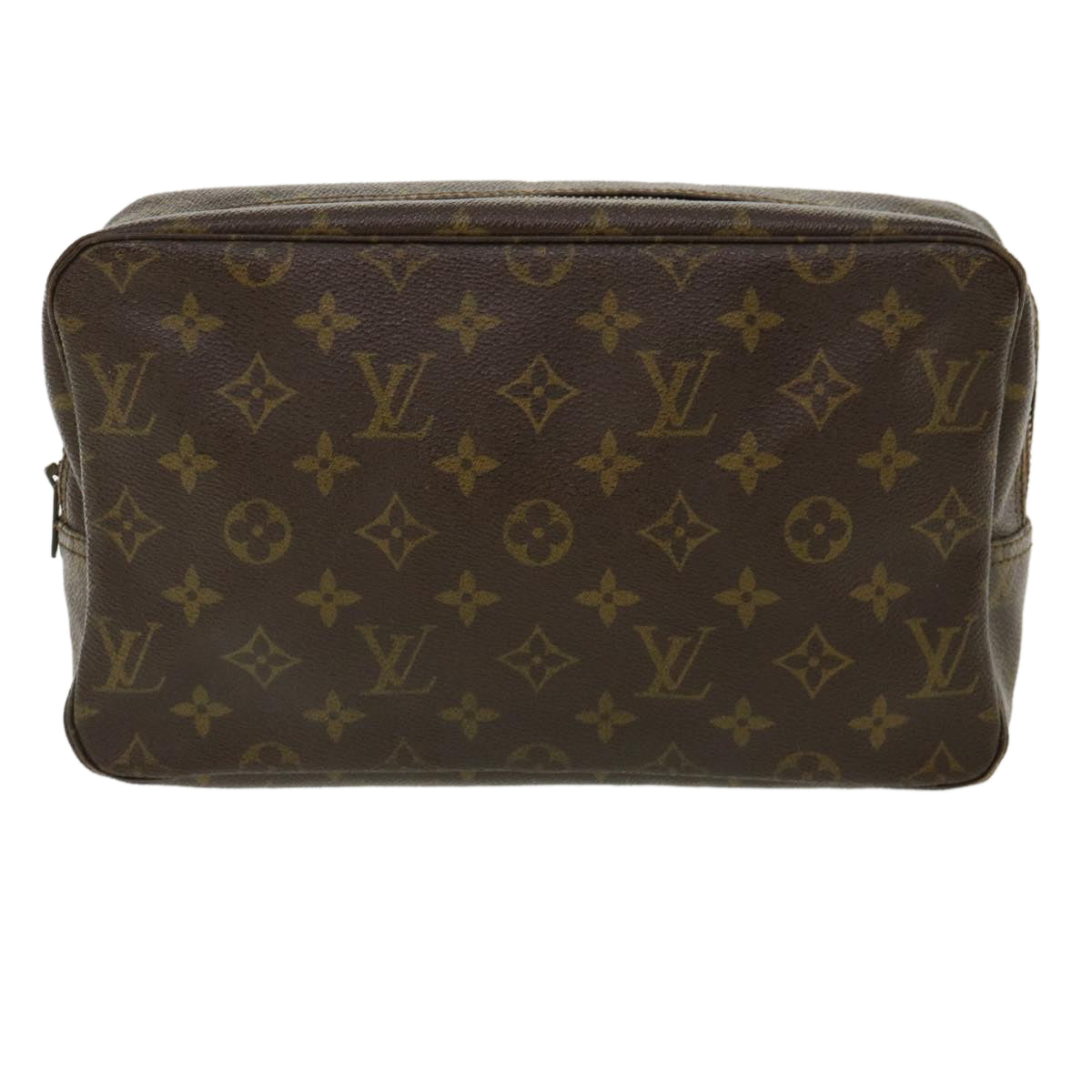 LOUIS VUITTON Monogram Trousse Toilette 28 Clutch Bag M47522 LV Auth jk2652