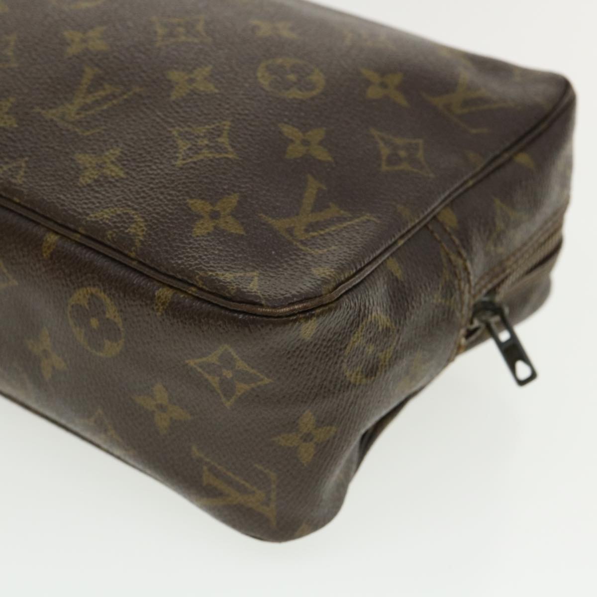 LOUIS VUITTON Monogram Trousse Toilette 28 Clutch Bag M47522 LV Auth jk2652