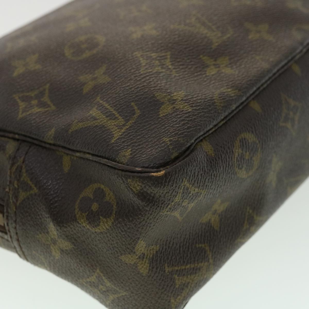 LOUIS VUITTON Monogram Trousse Toilette 28 Clutch Bag M47522 LV Auth jk2667