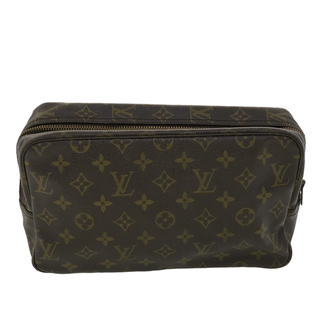 LOUIS VUITTON Monogram Trousse Toilette 28 Clutch Bag M47522 LV Auth jk2667 - 0