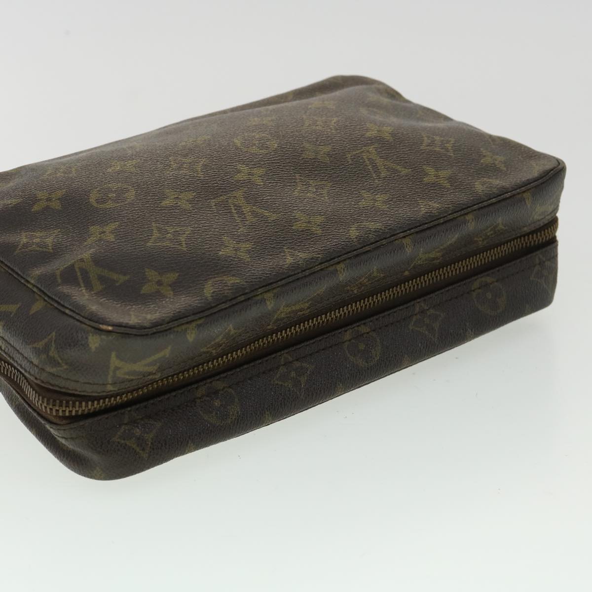 LOUIS VUITTON Monogram Trousse Toilette 28 Clutch Bag M47522 LV Auth jk2667