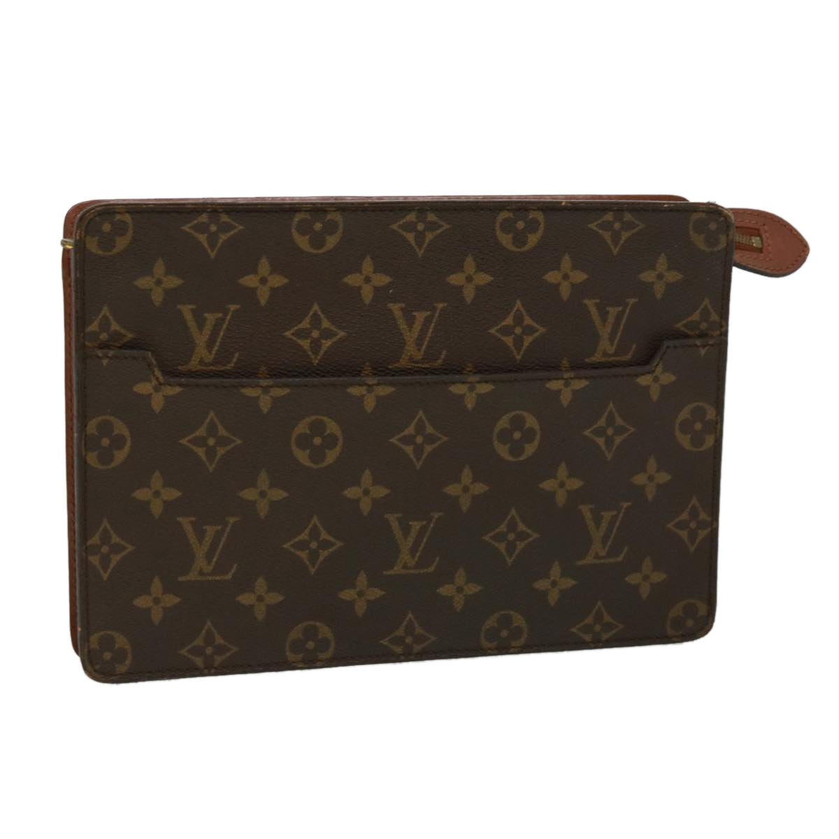 LOUIS VUITTON Monogram Pochette Homme Clutch Bag M51795 LV Auth jk2683