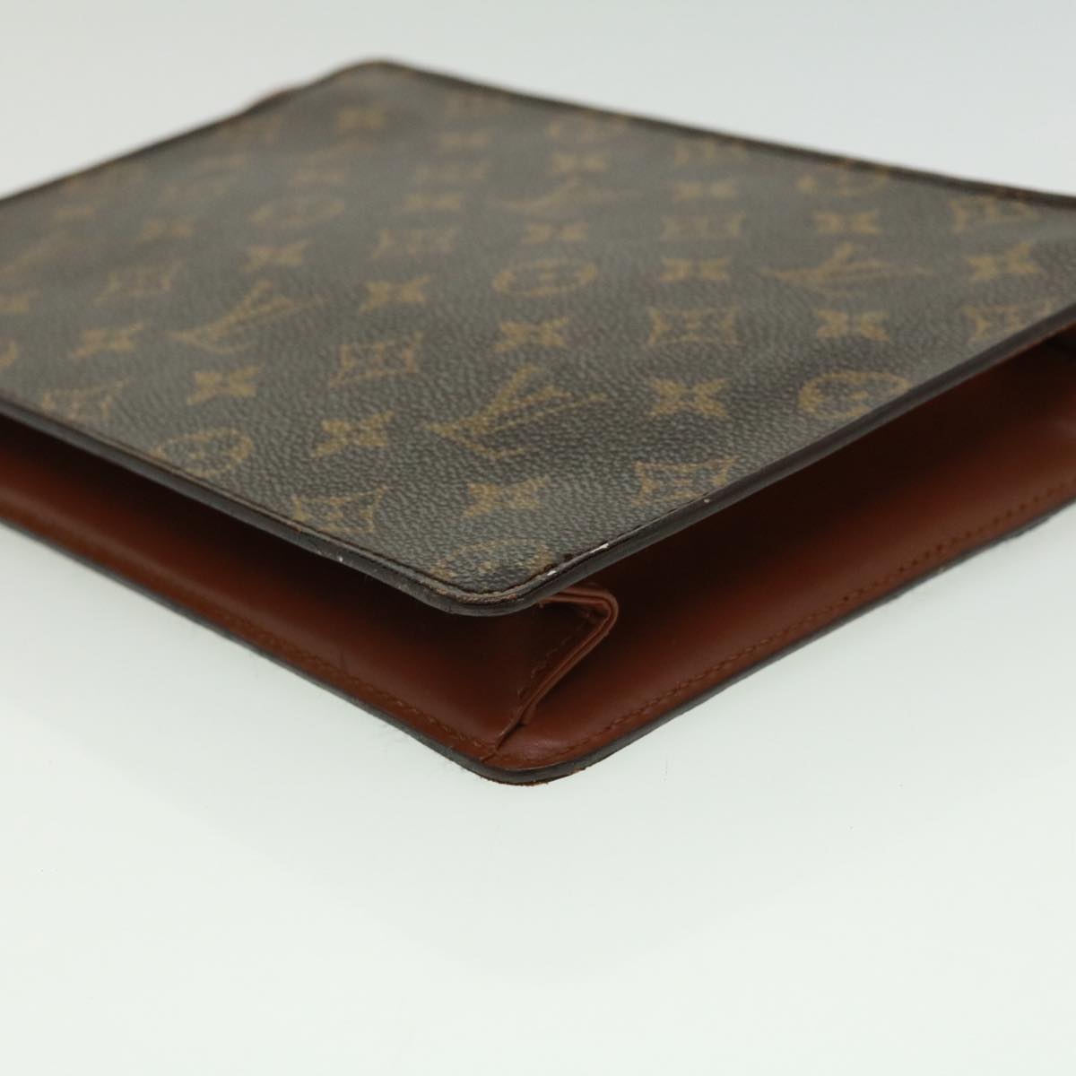 LOUIS VUITTON Monogram Pochette Homme Clutch Bag M51795 LV Auth jk2683