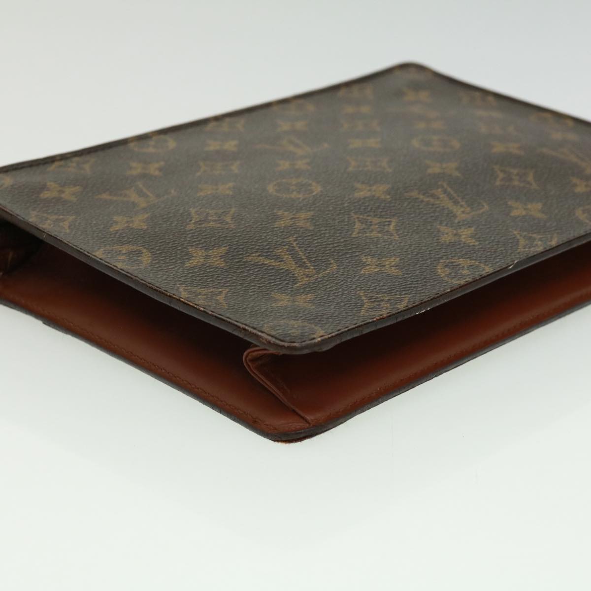 LOUIS VUITTON Monogram Pochette Homme Clutch Bag M51795 LV Auth jk2683