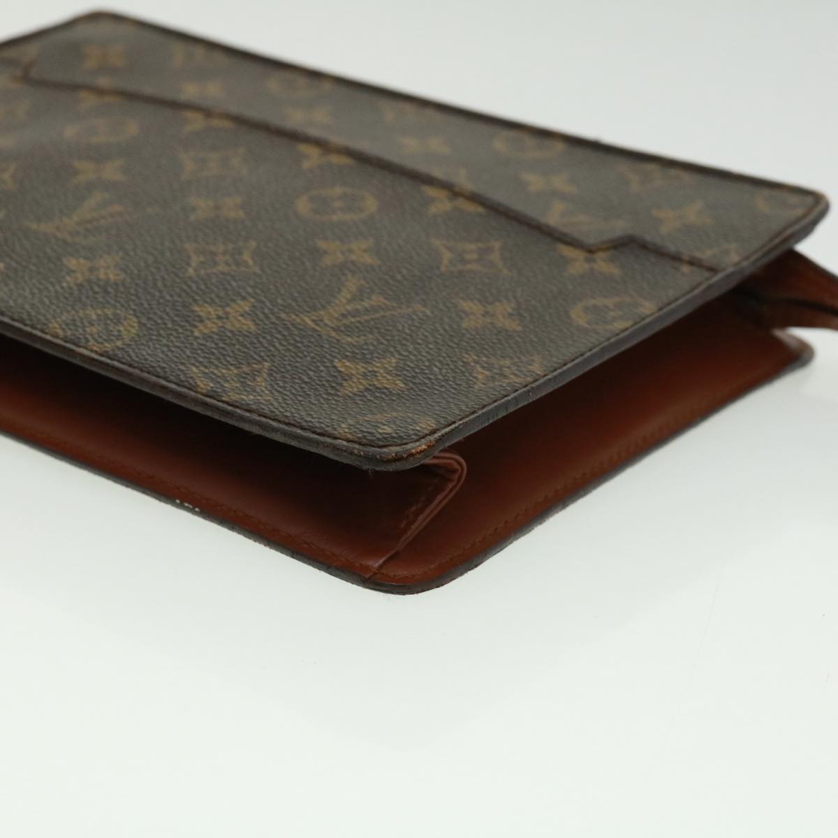 LOUIS VUITTON Monogram Pochette Homme Clutch Bag M51795 LV Auth jk2683