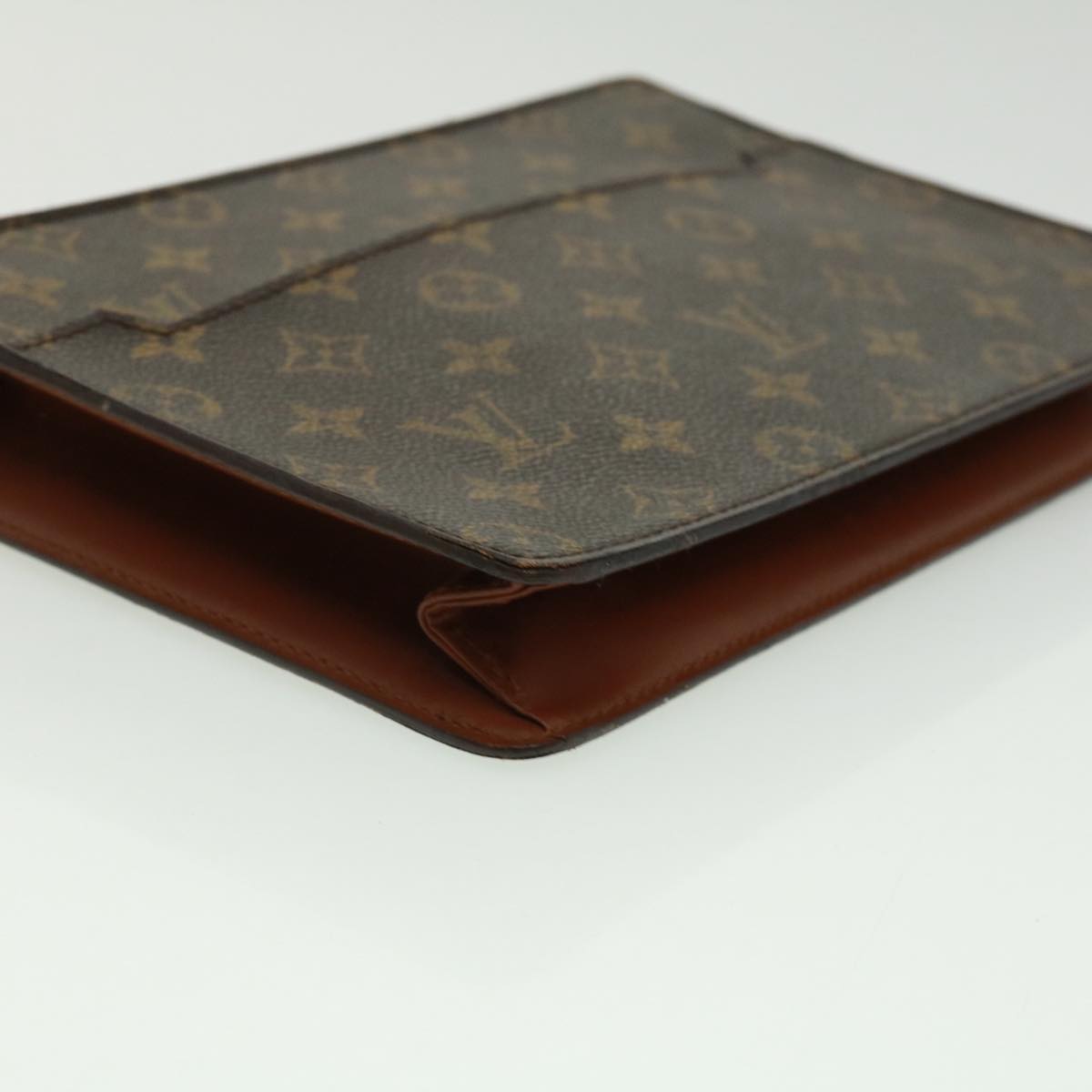 LOUIS VUITTON Monogram Pochette Homme Clutch Bag M51795 LV Auth jk2683