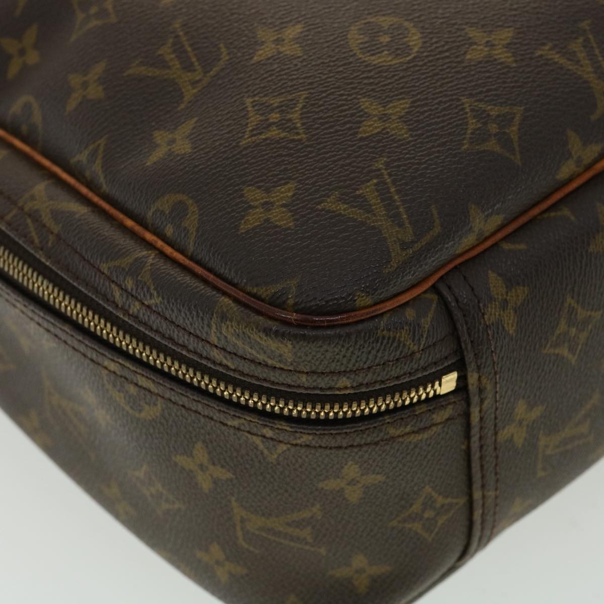 LOUIS VUITTON Monogram Excursion Hand Bag M41450 LV Auth jk2685