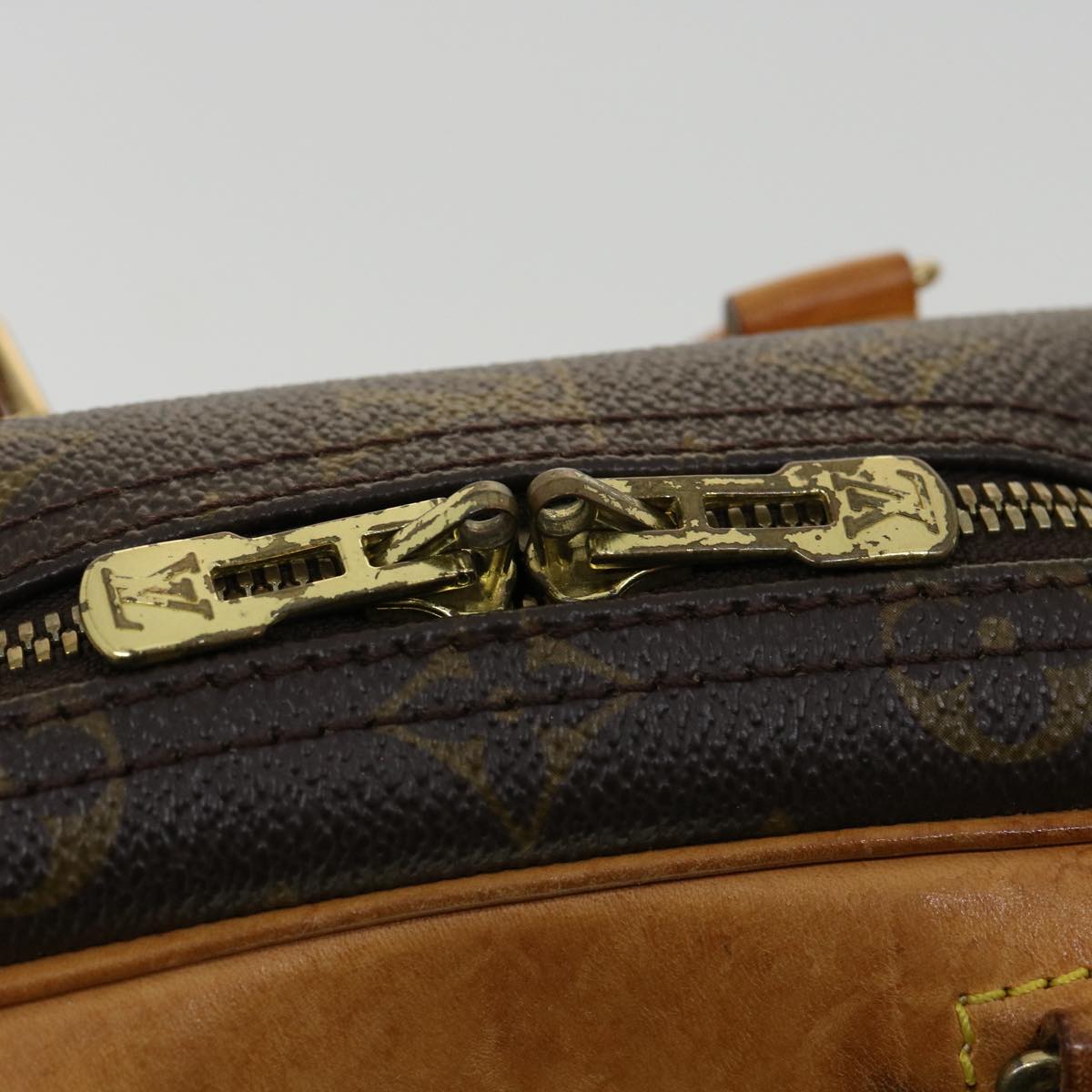 LOUIS VUITTON Monogram Excursion Hand Bag M41450 LV Auth jk2685