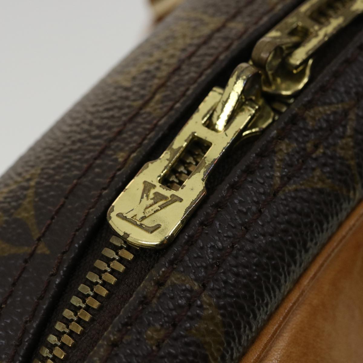 LOUIS VUITTON Monogram Excursion Hand Bag M41450 LV Auth jk2685