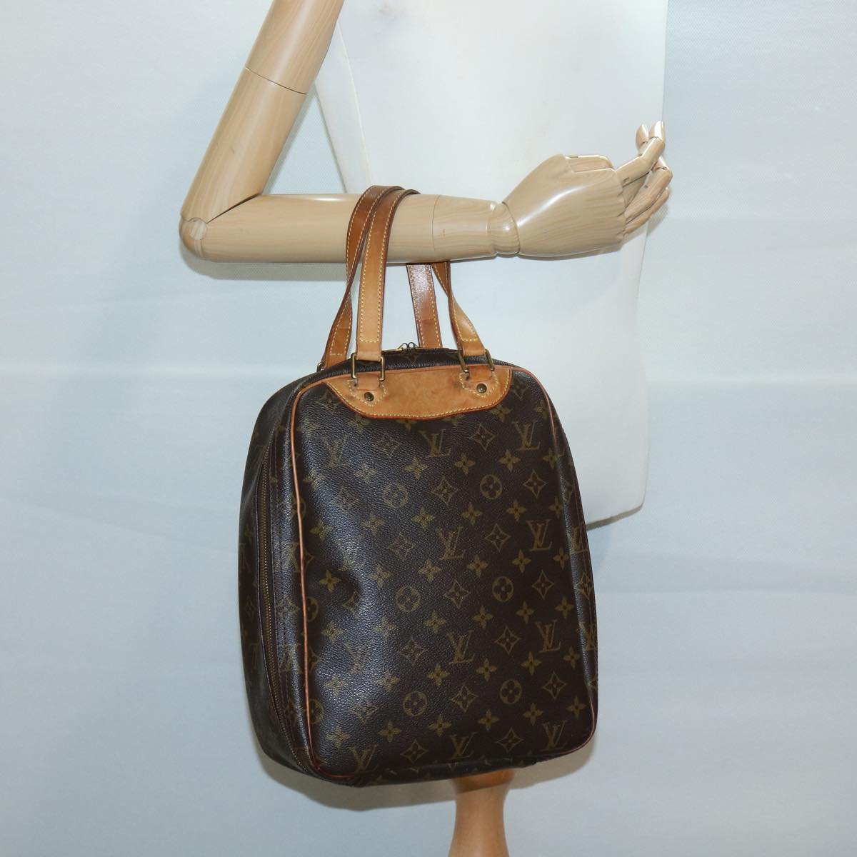 LOUIS VUITTON Monogram Excursion Hand Bag M41450 LV Auth jk2685