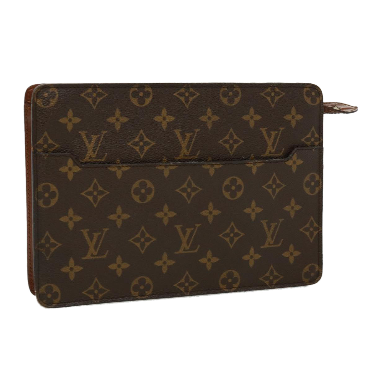 LOUIS VUITTON Monogram Pochette Homme Clutch Bag M51795 LV Auth jk2687