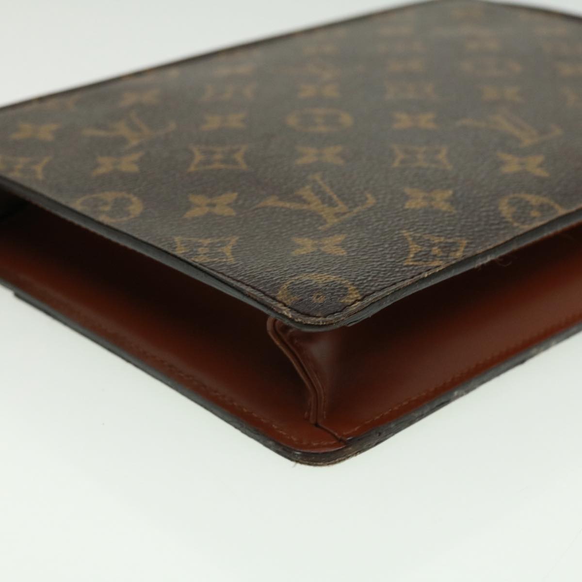 LOUIS VUITTON Monogram Pochette Homme Clutch Bag M51795 LV Auth jk2687