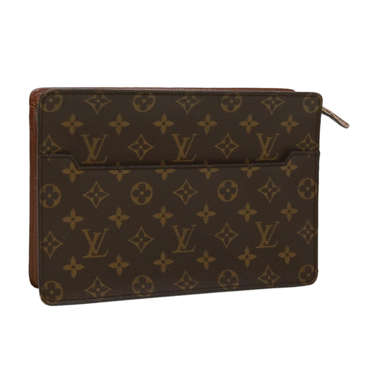 LOUIS VUITTON Monogram Pochette Homme Clutch Bag M51795 LV Auth jk2688