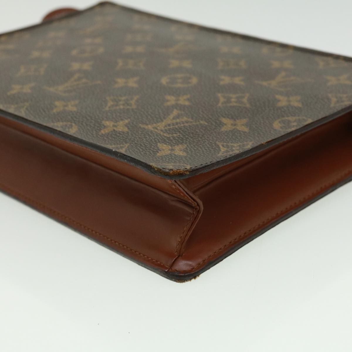 LOUIS VUITTON Monogram Pochette Homme Clutch Bag M51795 LV Auth jk2688