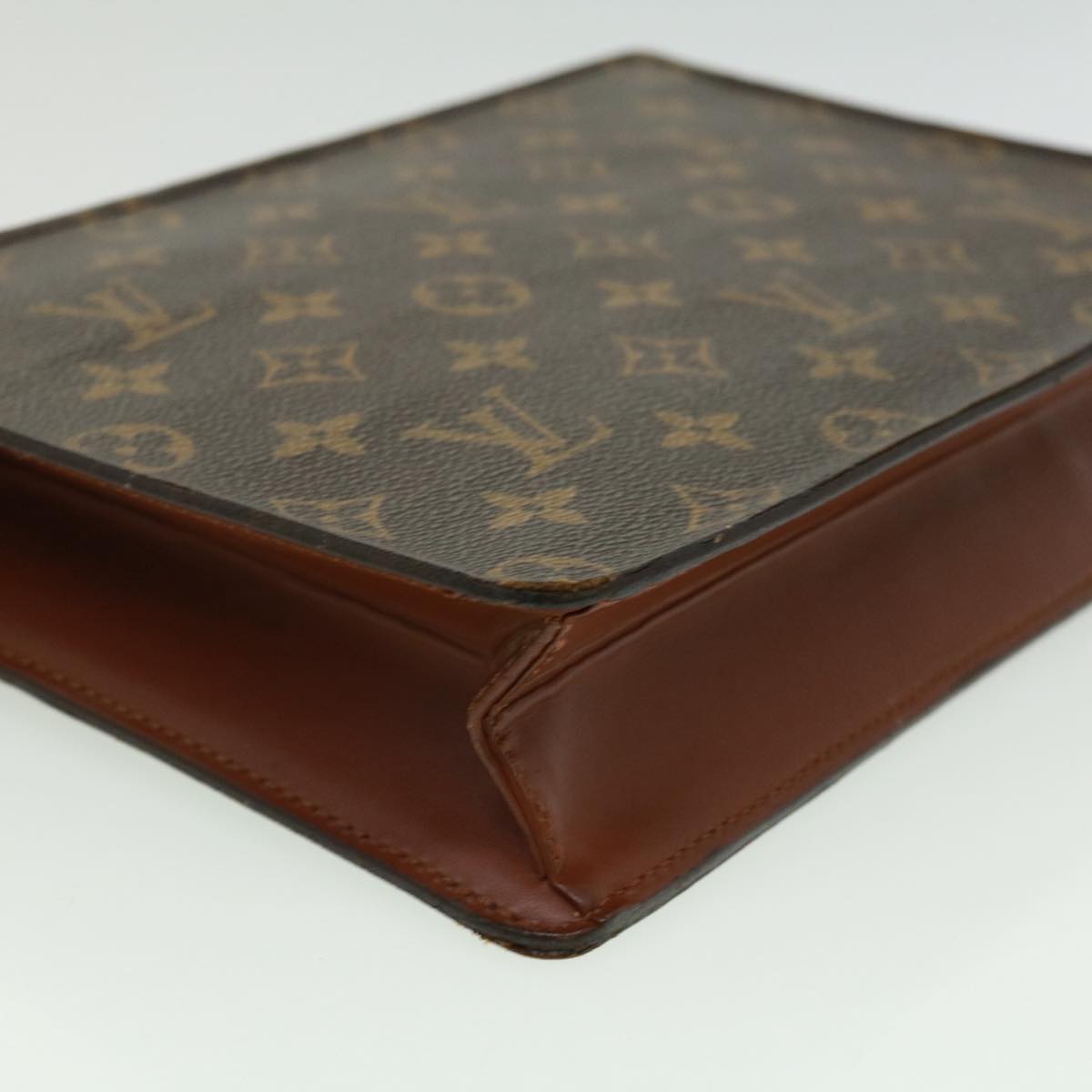 LOUIS VUITTON Monogram Pochette Homme Clutch Bag M51795 LV Auth jk2688