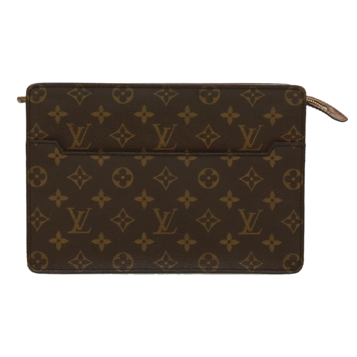 LOUIS VUITTON Monogram Pochette Homme Clutch Bag M51795 LV Auth jk2688