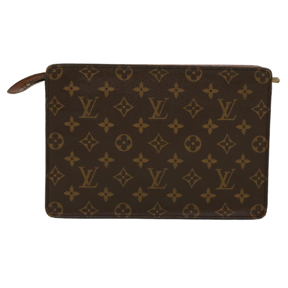 LOUIS VUITTON Monogram Pochette Homme Clutch Bag M51795 LV Auth jk2688 - 0