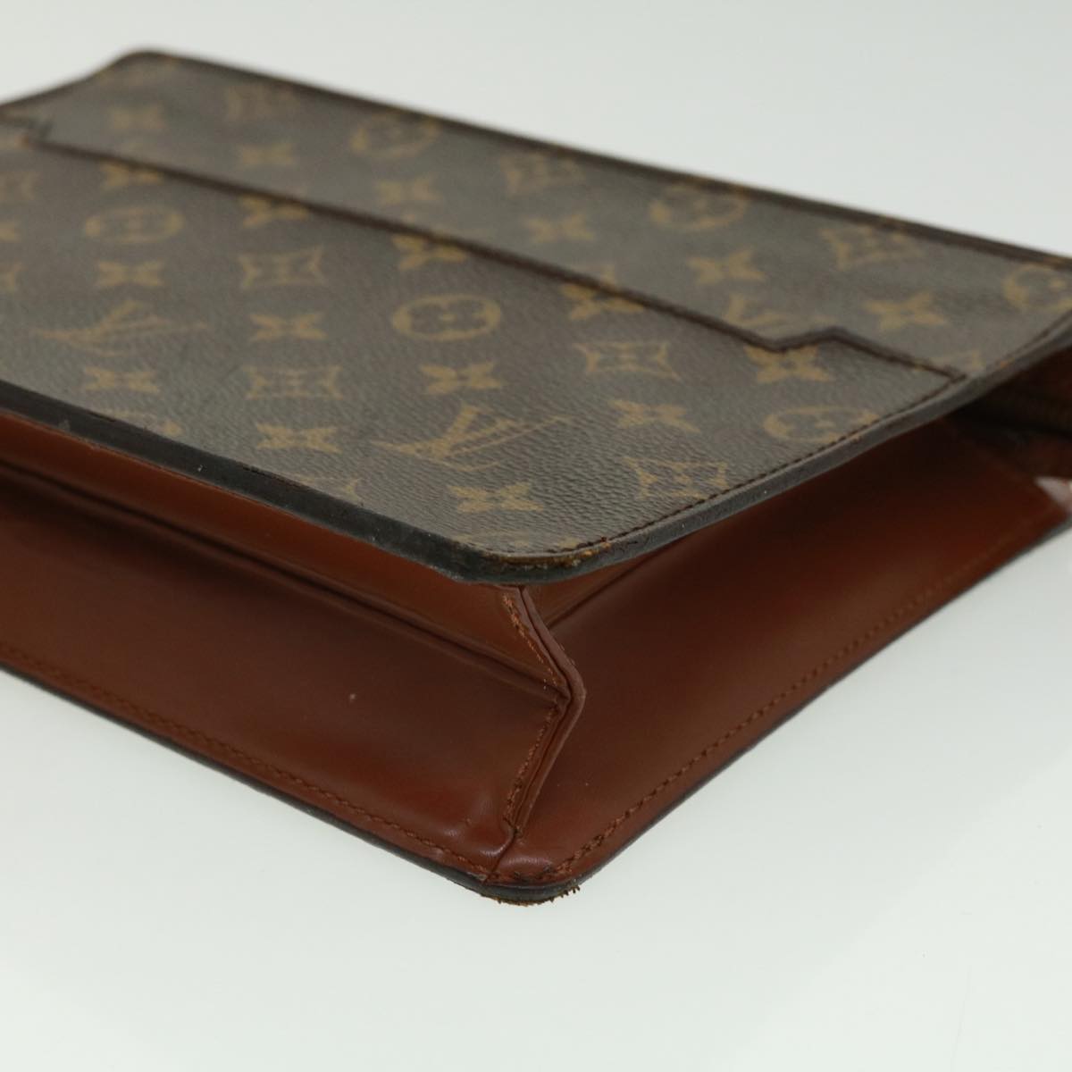 LOUIS VUITTON Monogram Pochette Homme Clutch Bag M51795 LV Auth jk2688