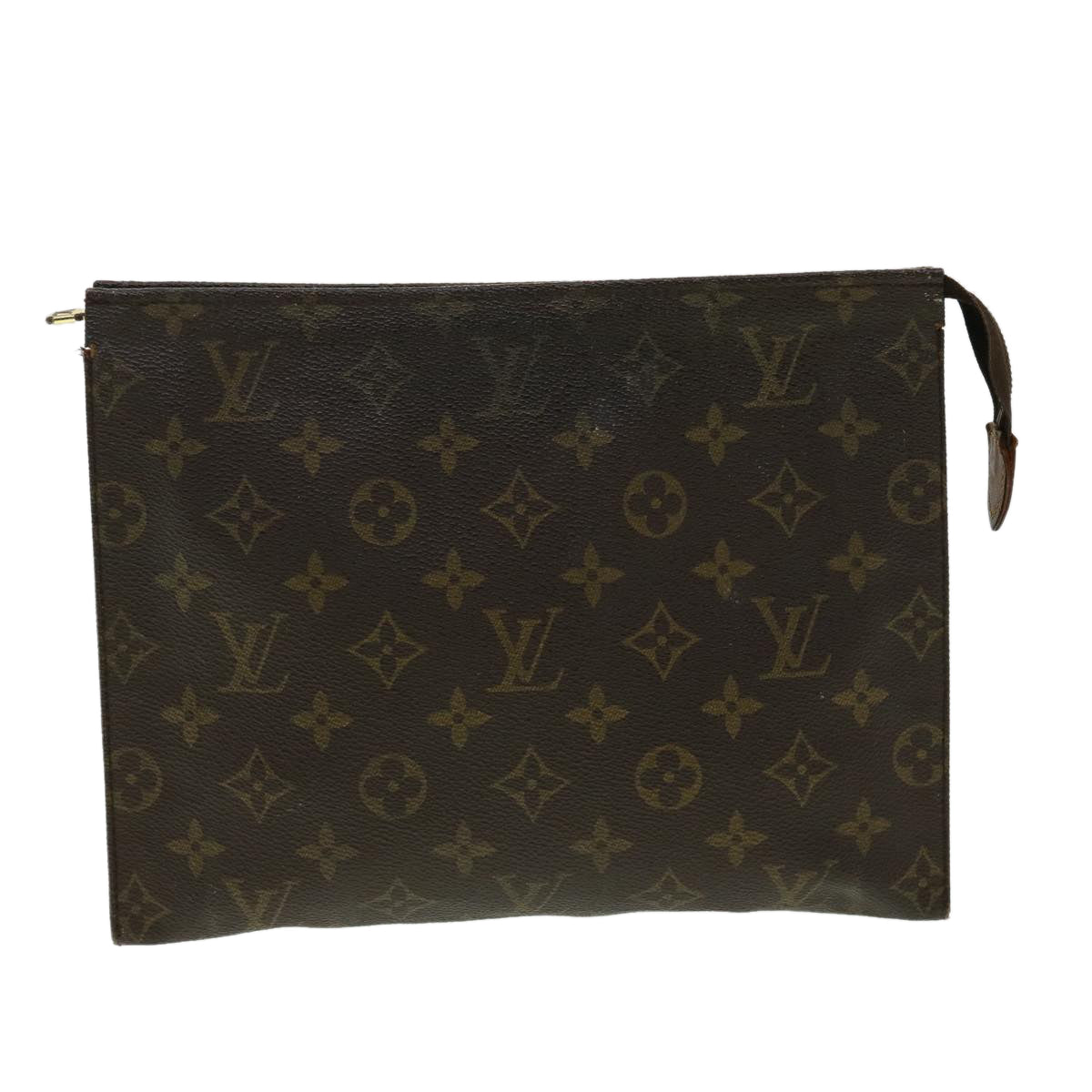 LOUIS VUITTON Monogram Poche Toilette 26 Pouch M47542 LV Auth jk2695