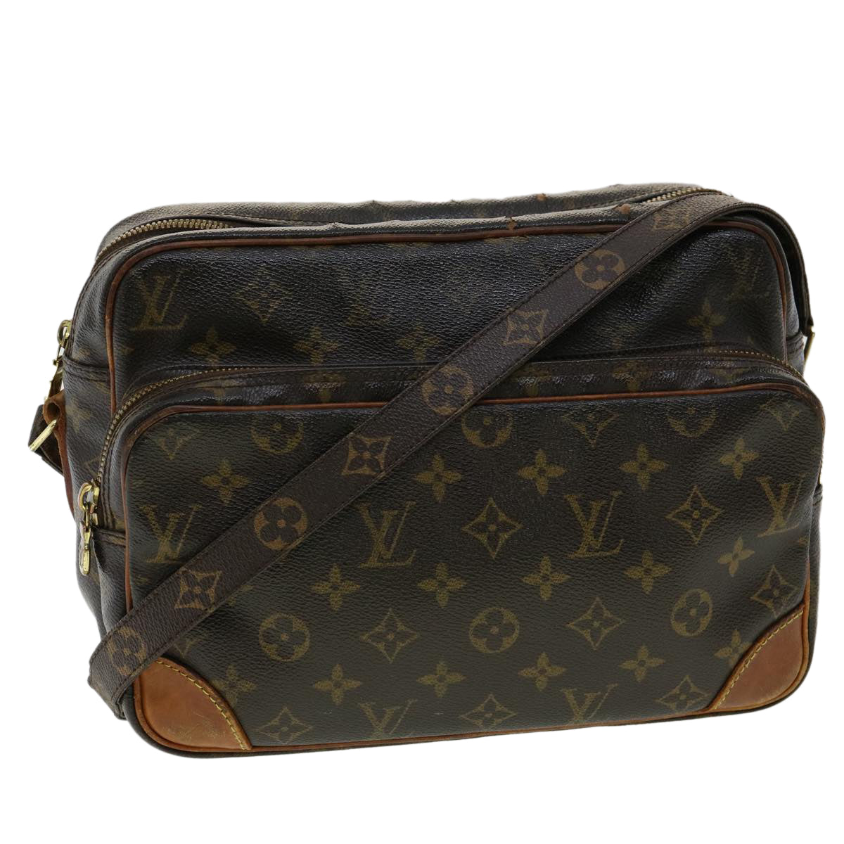 LOUIS VUITTON Monogram Nile Shoulder Bag M45244 LV Auth jk2721