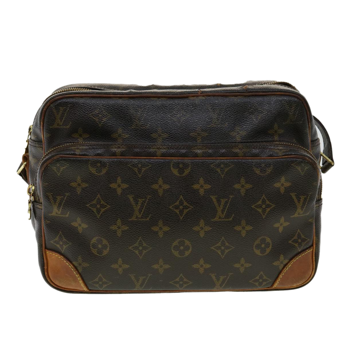 LOUIS VUITTON Monogram Nile Shoulder Bag M45244 LV Auth jk2721