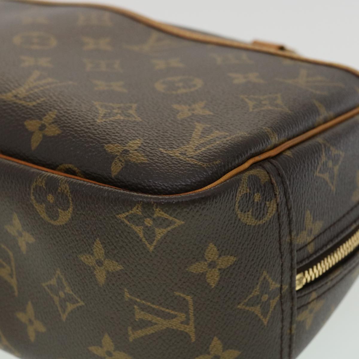 LOUIS VUITTON Monogram Trouville Hand Bag M42228 LV Auth jk2750