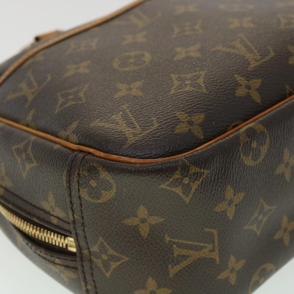 LOUIS VUITTON Monogram Trouville Hand Bag M42228 LV Auth jk2750