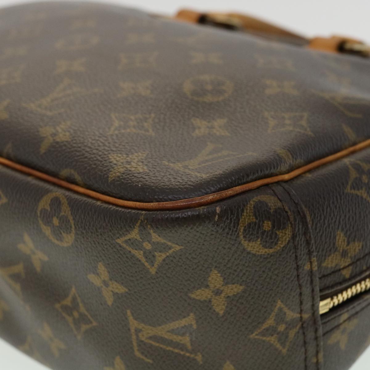 LOUIS VUITTON Monogram Trouville Hand Bag M42228 LV Auth jk2750