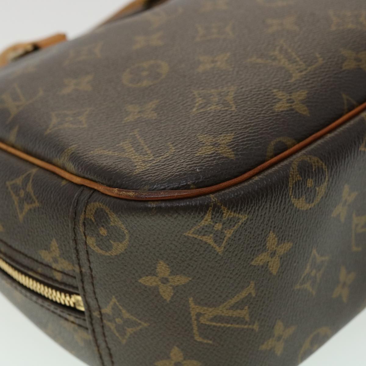 LOUIS VUITTON Monogram Trouville Hand Bag M42228 LV Auth jk2750