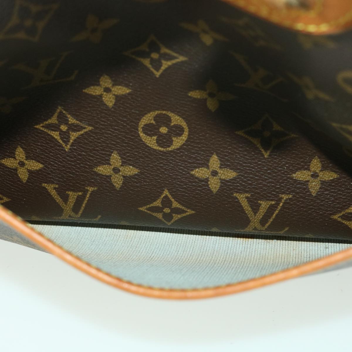 LOUIS VUITTON Monogram Trouville Hand Bag M42228 LV Auth jk2750